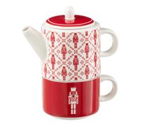 Théière Avec Tasse Casse-Noisette 78cl Rouge