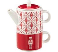 Théière Avec Tasse Casse-Noisette 78cl Rouge