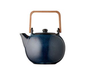 Théière Bitz avec filtre à thé 1,2 l en grès bleu 11249