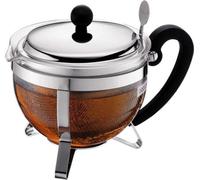 Théière BODUM Chamboard, Tamis Inox, 1 l, Brillant