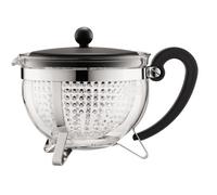 Théière - BODUM - Chamboard - Tamis plastique - 1.3 l - Noir