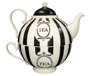 Théière décorée d'un motif