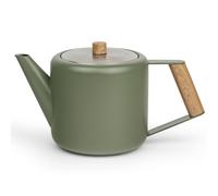 Théière DUET DESIGN BOSTON 1,1 l, armée vert, acier inoxidable, Bredemeijer