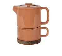 Théière égoiste avec filtre inox - Nordika Terracotta 45cl + 25cl - SEMA