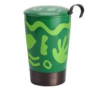 Tasse en porcelaine à double paroi avec infuseur Opéra Vert