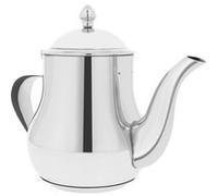 Théière en Acier Inox Capacité 1,2L avec Bec Verseur et Couvercle Signature Argent inox G