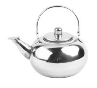 Théière en acier inoxydable avec passoire 2 bouilloires de 5 L pour café et thé Finition polie miroir pour un nettoyage facile (1,5 l)