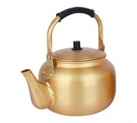 Théière en aluminium, pot en aluminium, pour thé, lait, jus, fleur, thé, riz, vin, préparation à la maison, en plein air, pour pique-nique, camping, barbecue (750 ml)