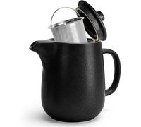Théière en céramique, 1,2 litre, noir anthracite