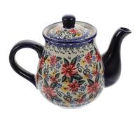 Théière en Céramique Maison, Pot à Lait Décoratif Multifonction | Poignée Ergonomique, Prise Sûre et Déplacement Facile, Style Généreux, Usage Quotidien, Service à Thé