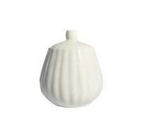 Théière en céramique Théière en porcelaine fine, motif vertical blanc pur, bouilloire, pot à lait céramique, sucrier, cafetière pour la commodité(SUGAR CAN)