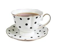 Théière en céramique Théière en porcelaine fine, service à thé, cafetière dorée peinte la main, eau pour la commodité(Color-03)