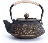 Théière en fonte 800ml Design japonais avec infuseur | Intérieur émaillé