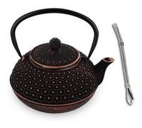 Théière en fonte chinoise Sui 0,8 L + paille inox avec filtre Multicolore G
