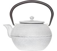Théière en fonte émaillé 1.2l blanc - Cosy&trendy - 0916264 - osaka