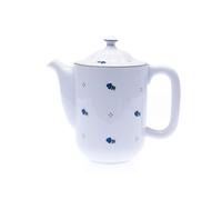 Théière en porcelaine, fleurs bleues, 1,15 l, G. Benedict