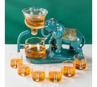 Théière en verre avec infuseur, semi-automatique, pour 6 tasses