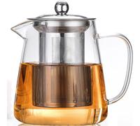 Théière en verre borosilicaté avec passoire à thé en acier inoxydable 950ml 32oz
