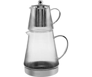 Théière en verre Karaca Keops, bouilloire à thé, théière turque, bouilloire, théière en verre, théière, passoire à thé, infuseur à thé