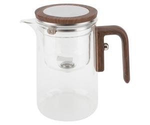 Théière en verre magique avec infuseur et couvercle