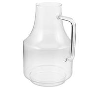 Théière en Verre Transparent 1600ml Borosilicate pour Réfrigérateur | Versement sans Goutte, Large Ouverture Pratique, Résistance aux Chocs Thermiques, Surveillance Facile Clarté