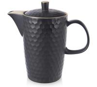 Théière et cafetière - Céramique - 1,2 litre - Noir
