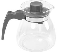 Théière et cafetière de 1 litre, transparente, de grande qualité
