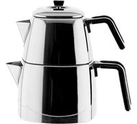 Théière Harmony en acier inoxydable 18/10 de haute qualité - 1 L/2 L, compatible avec l'induction