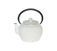 Table Passion - Théière Hokkaïdo en fonte avec filtre 1,2l blanche