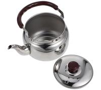 Théière Inox 2000ml pour Cuisinière, Poignée Antichaleur, Base Épaisse | Acier Poli, Ouverture Large, Bec Précis, Ébullition sans Odeur, Compatible Gaz, Induction, Électrique, Vitrocéramique ou Bois