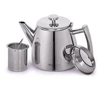VeoHome Théière inox avec infuseur, double paroi, 500 mL