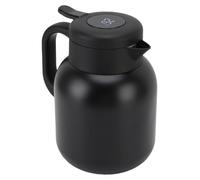 Théière isotherme de 1500 ml, en acier inoxydable 316, avec écran numérique, de couleur noire