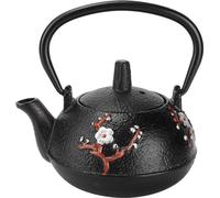 Théière japonaise Tetsubin - Théière en fonte - Théière pour plaque de cuisson - Décoration cadeau de thé 0,3L