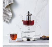 Théière Karaca Dora en verre borosilicaté, XL