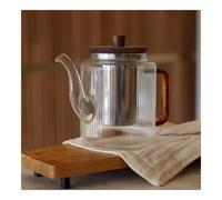 Théière KARL en verre borosilicate avec infuseur inox OGO 1.2L