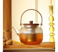 Théière Mugi en verre borosilicate avec infuseur inox OGO 0.9L