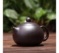 Théière noire en crète Zi Sha Yixing • Filtre intégré • Capacité 200 ml • Tea Soul