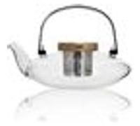 OGO Living - Théière en verre borosilicate Sophia 500 ml - Infuseur inox - Couvercle bois d'acacia