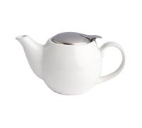 Théière - OLYMPIA - Olympia - Blanc - Grès - 510 ml, passoire amovible