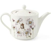 Théière « Oops A Daisy » - Motif floral - Céramique - Peinte à la main