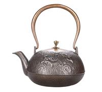 Théière Théière En Fonte De 1200 ML Théières Fer Artisanat Original Paroi Intérieure Double Cuivre Bouilloire Non Revêtue Pour Le Thé