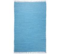 Theko Happy Cotton Tapis 100% Coton Turquoise 70 cm x 140 cm