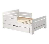 THEMIS - Lit Evolutif Blanc 90x140/160/200cm avec Tiroir - Altobuy Blanc G