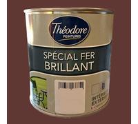 Théodore Peinture Spécial Fer Brillant Rouge Basque 0,5 L