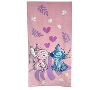 Theonoi Disney Lilo & Stitch, serviette de bain pour enfants, 70 x 140 cm, 100% coton, pour filles - Standard Öko Tex