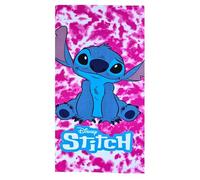 Theonoi Disney Stitch Serviette de Plage Enfant 70x140 cm | Drap de Bain Microfibre Lilo et Stitch | Serviette de Douche Absorbante, Séchage Rapide, Anti-Sable | Serviette de Voyage Fille Oeko-Tex