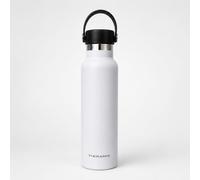 Theramic Bouteille d'eau thermique double paroi avec revêtement interne en céramique 600 ml Blanc