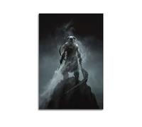 Therapi Poster sur toile représentant le jeu vidéo The Elder Scrolls V Skyrim Dragonborn - Poster décoratif sur toile moderne pour chambre à coucher - 20 x 30 cm