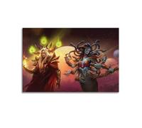 Therapi World of Warcraft Poster décoratif sur toile pour chambre à coucher (60 x 90 cm)
