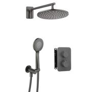 Therm titanium - Ensemble de douche encastré, avec BOX thermostatique (BXYZDEBT)